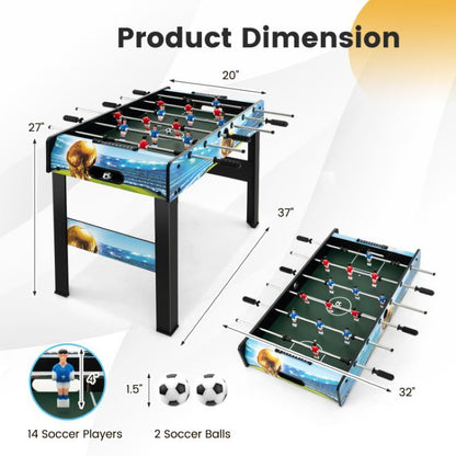 Mini Football Table with Score Keeper for Usage Occasions Recreative