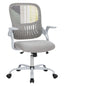 Sweetcrispy Office Mid Back Ergonomic Mesh Computer Desk Larger Seat Executive Height Adjustable Swivel Task Chair with Lumbar Support