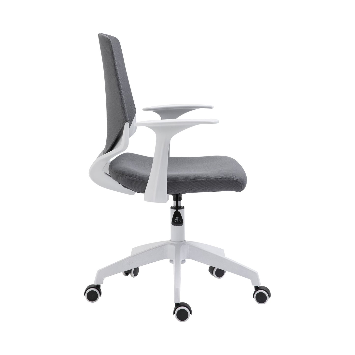 Techni Mobili Height Adjustable Mid Back Office Chair, Grey