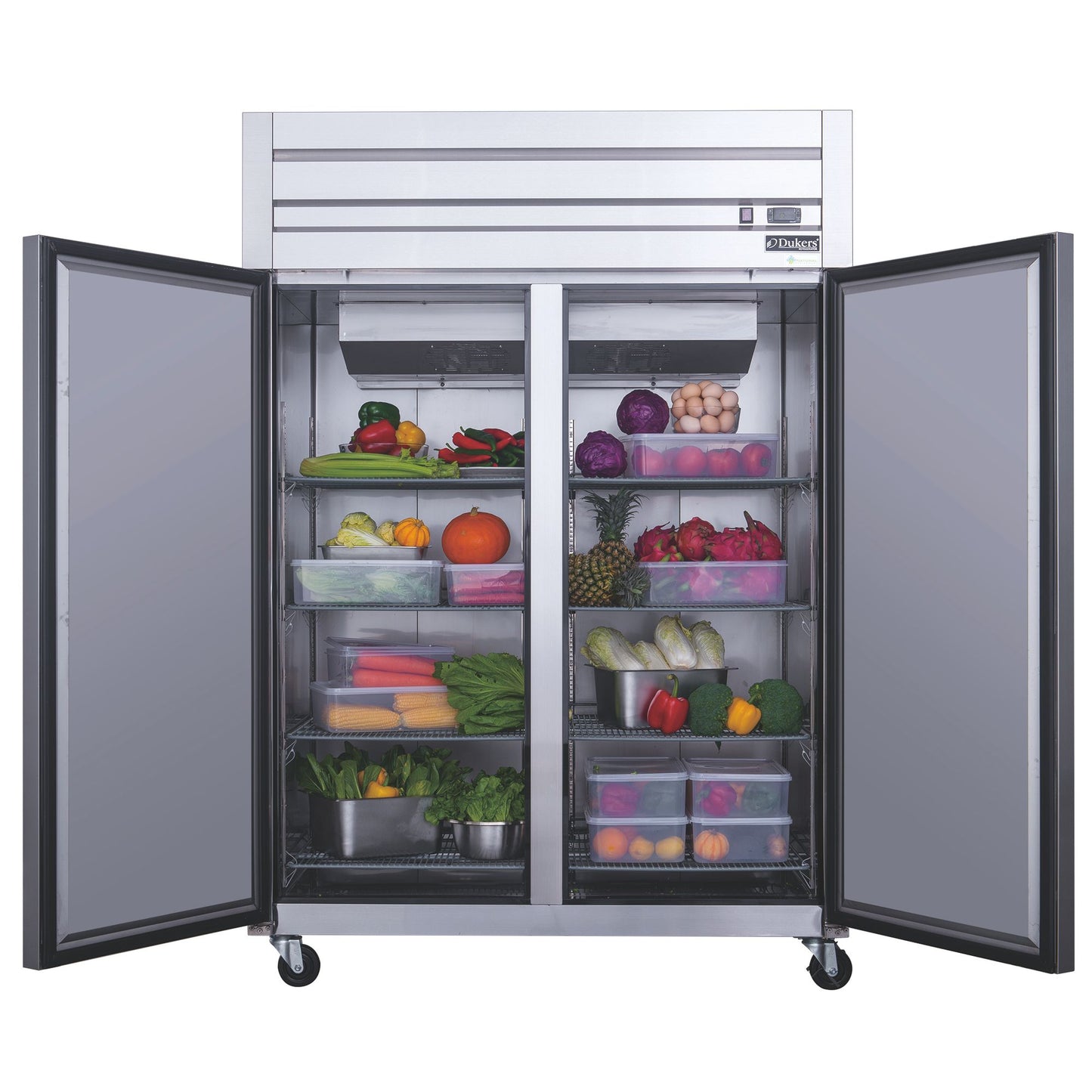 40.7 cu.ft. Commercial Upright Reach-in Refrigerator with 2 doors made by Stainless Steel