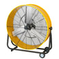 Simple Deluxe 36 Inch Heavy Duty Metal Industrial Drum Fan, 3 Speed Floor Fan for Warehouse, Workshop, Factory and Basement - High Velocity, Yellow