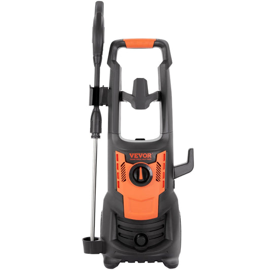 VEVOR Electric Pressure Washer, 2150 PSI, Max. 1.8 GPM, 1800W Power Washer w/ 26 ft Hose, 4 Quick Connect Nozzles, Foam Cannon, Portable to Clean Patios, Cars, Fences, Driveways