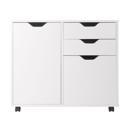 Halifax Wide Storage Cabinet; 2-Drawer; Filing Cabinet; White