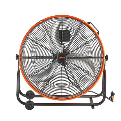 Drum Fan 24 In High Velocity Industrial Infinitely Variable Speed 7935CFM