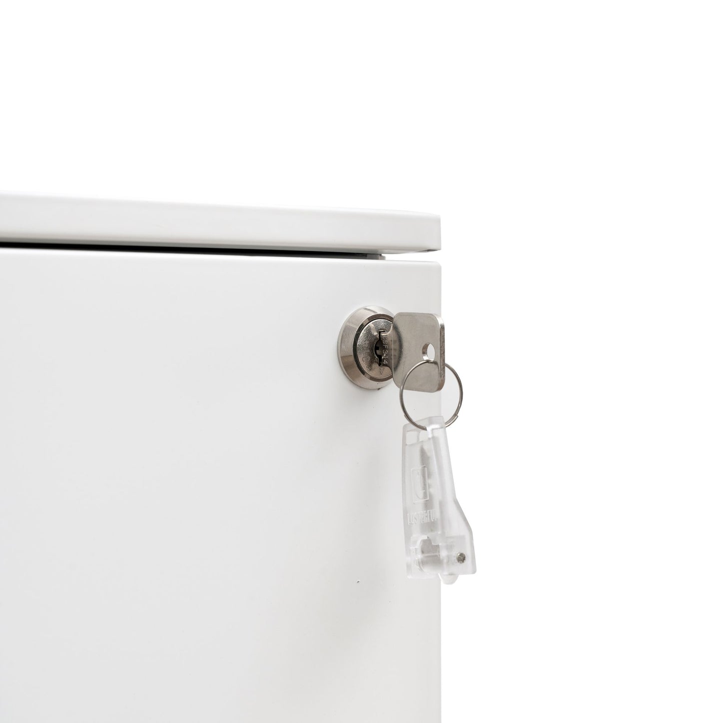 2 Drawer Steel File Cabinet with Lock, Wheels, and Anti-Tilt