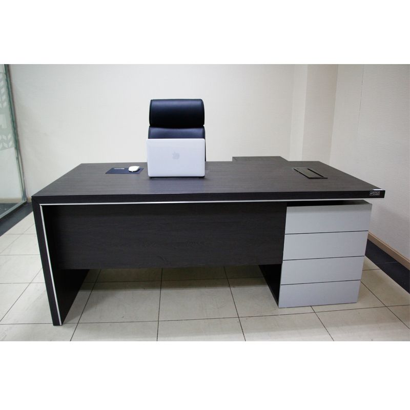 Simple design l shape managing directors office furniture executive desk