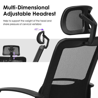 Mesh Office Chair High Back Ergonomic Swivel Chair