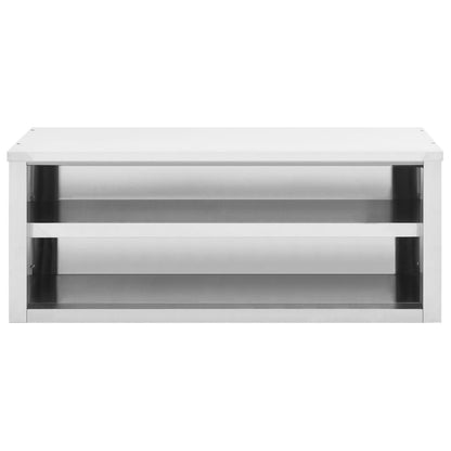 Kitchen Wall Cabinet 47.2"x15.7"x19.7" Stainless Steel