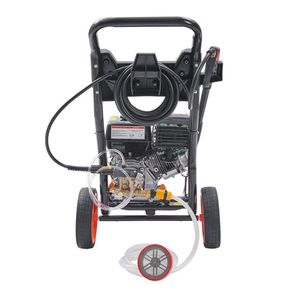 VEVOR Gas Pressure Washer, 3600 PSI 2.6 GPM, Gas Powered Pressure Washer with Copper Pump, Spray Gun and Extension Wand, 5 Quick Connect Nozzles, for Cleaning Cars, Homes, Driveways, Patios