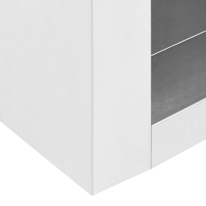 Kitchen Wall Cabinet 47.2"x15.7"x19.7" Stainless Steel