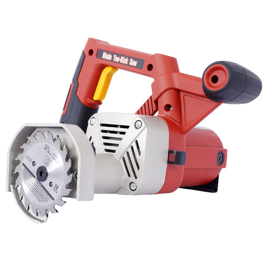 Blade Toe-Kick Saw 3-3/8 in. Blades, Flush Cutting Saw, Special Circular Saw for Removing Subfloor or Tiles, Masonr