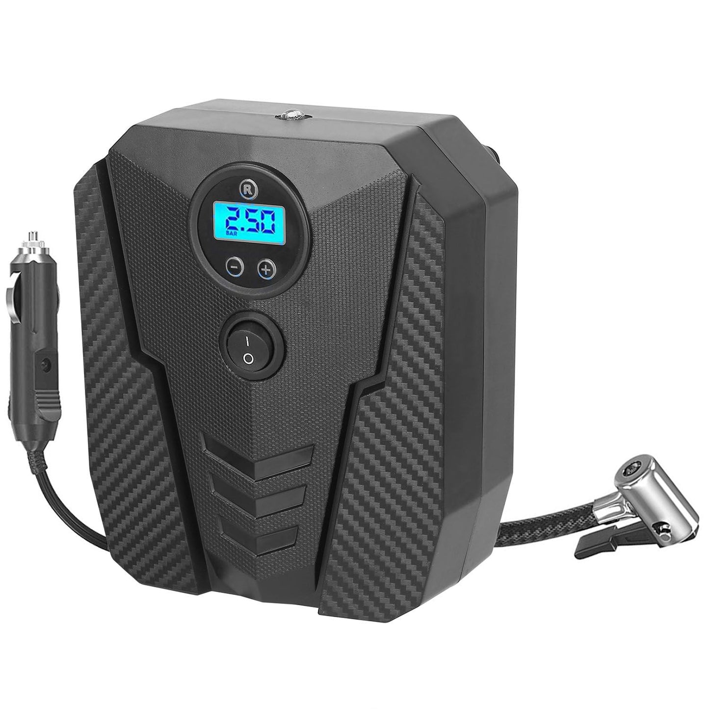 Portable Car Tire Inflator DC 12V Digital Car Air Pump Compressor Electric Air Pump with LED Light 150PSI