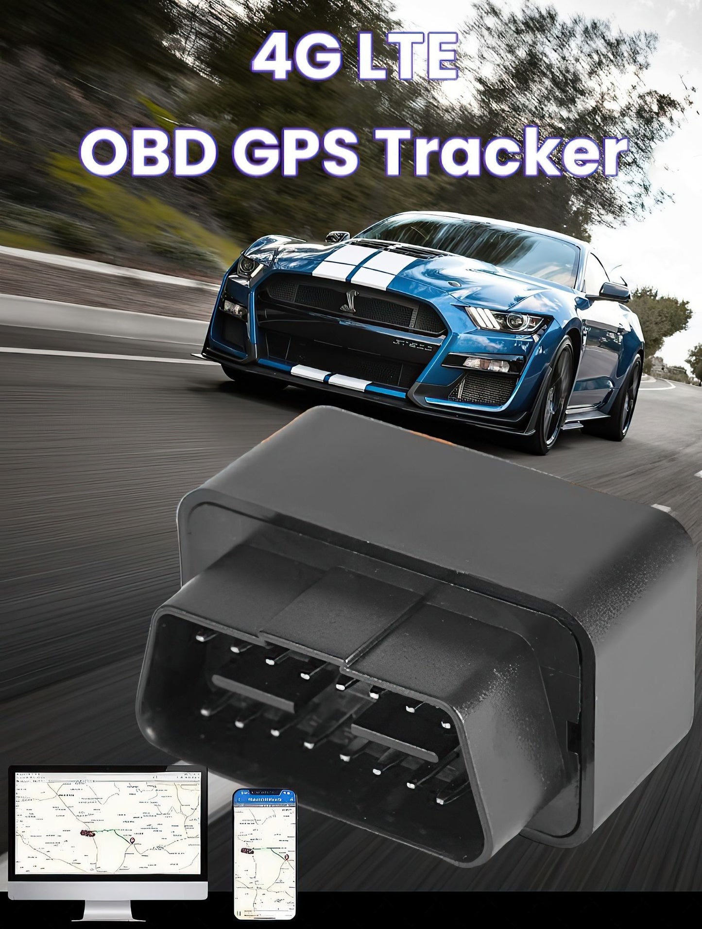 GPS Tracking Device Works w/ Smart Phone Surveillance of Motor Vehicle