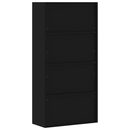 File Cabinet Black 35.4"x15.7"x70.9" Steel