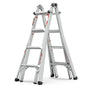 Multi position foldable engineering multifunctional aluminum alloy ladder A-type ladder straight ladder 17ft for home