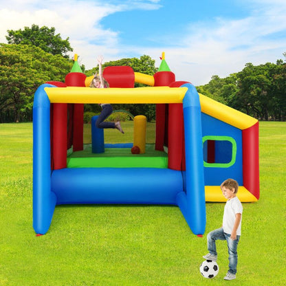 Inflatable Bounce House Kids Slide Jumping Castle without Blower