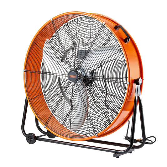 Drum Fan 30 Inch High Velocity Industrial Use 3-Speed 13000CFM for Warehouse