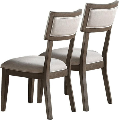 [SET OF 2] Contemporary Solid Wood & Veneer Dining Room Chairs