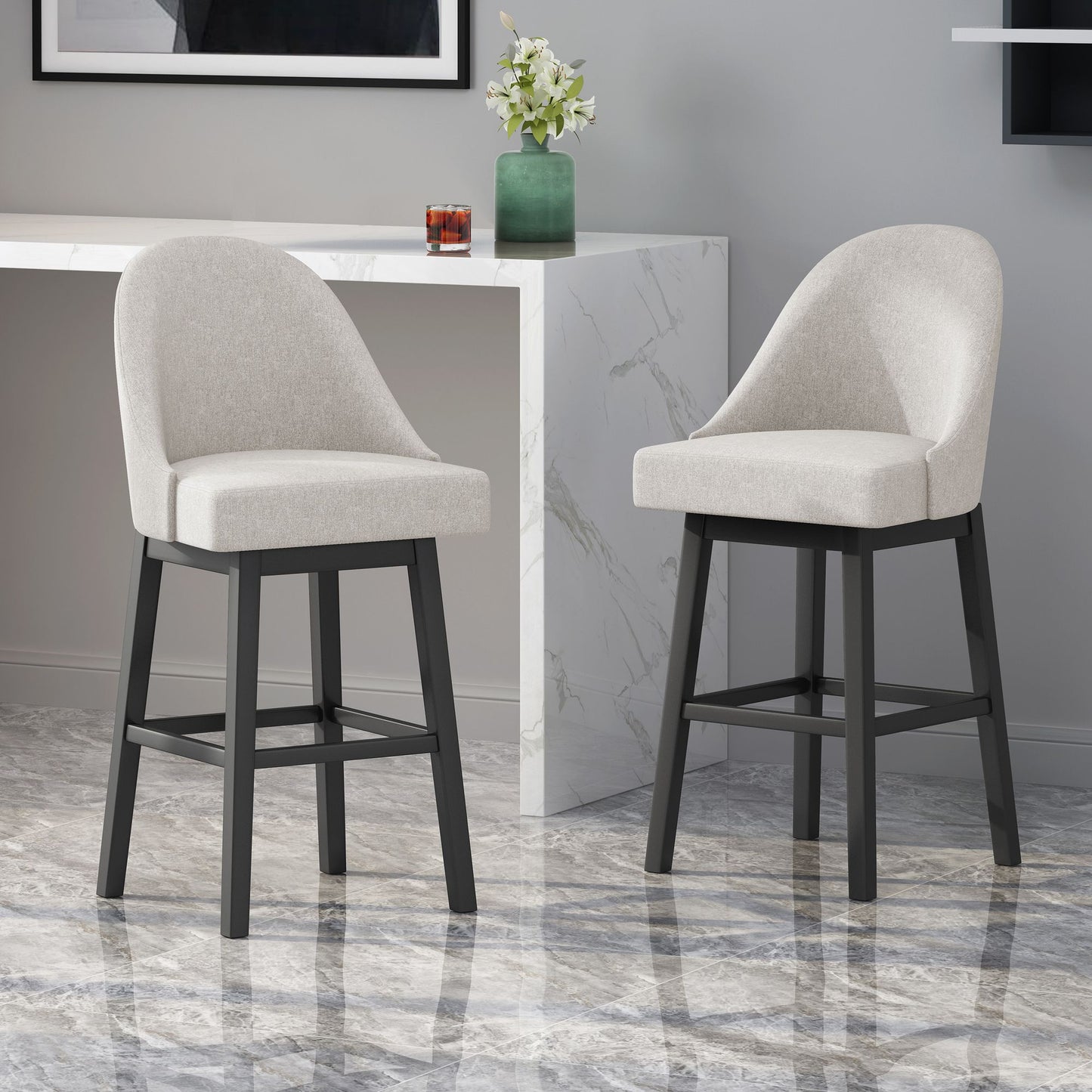 SWIVEL BARSTOOL MP2(set of 2)