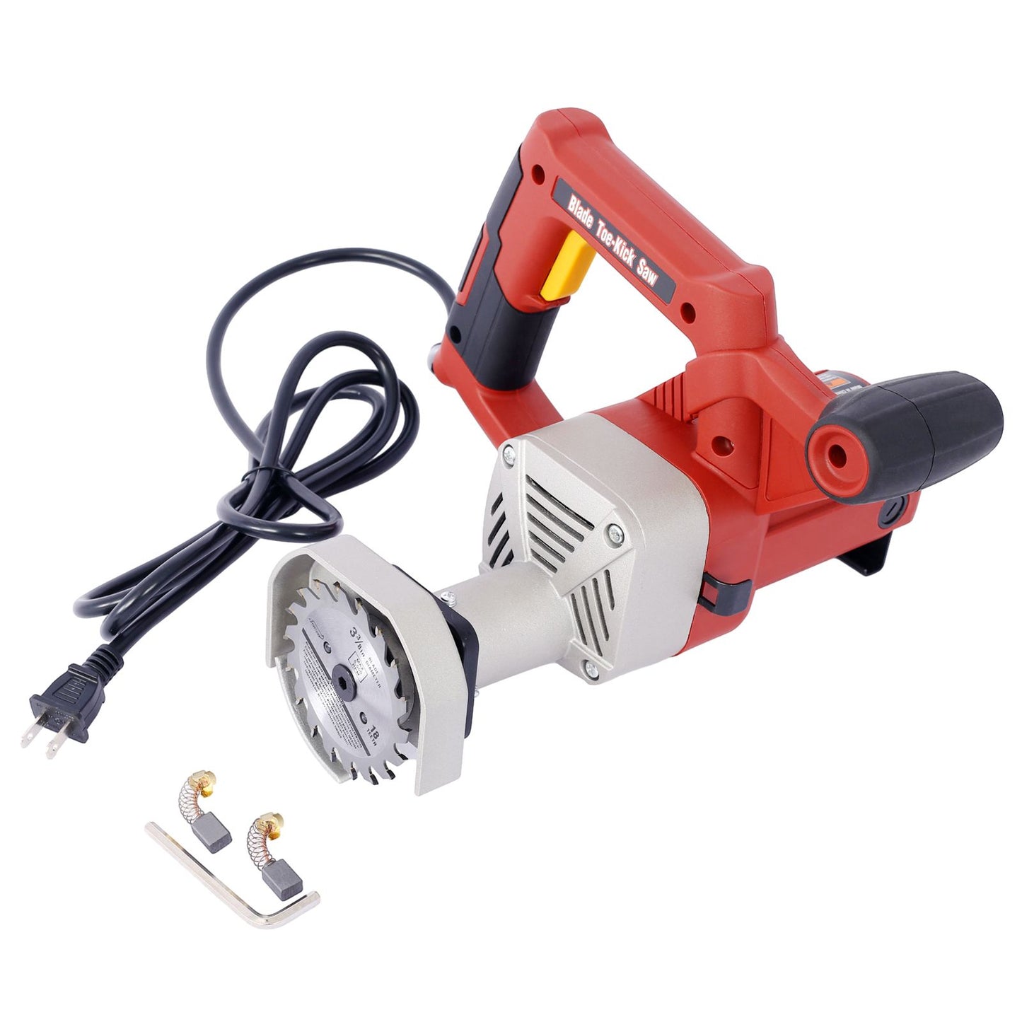 Blade Toe-Kick Saw 3-3/8 in. Blades, Flush Cutting Saw, Special Circular Saw for Removing Subfloor or Tiles, Masonr