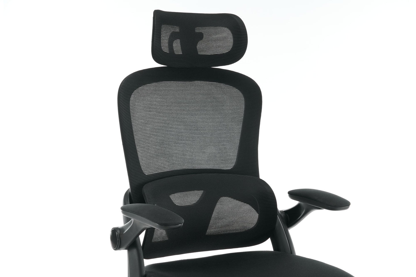 Ergonomic Mesh Office Chair, High Back Desk Chair with 3D Armrests, Up&Down Lumbar Support, Swivel Computer Task Chair with Adjustable 2D Headrest, Tilt Function Black