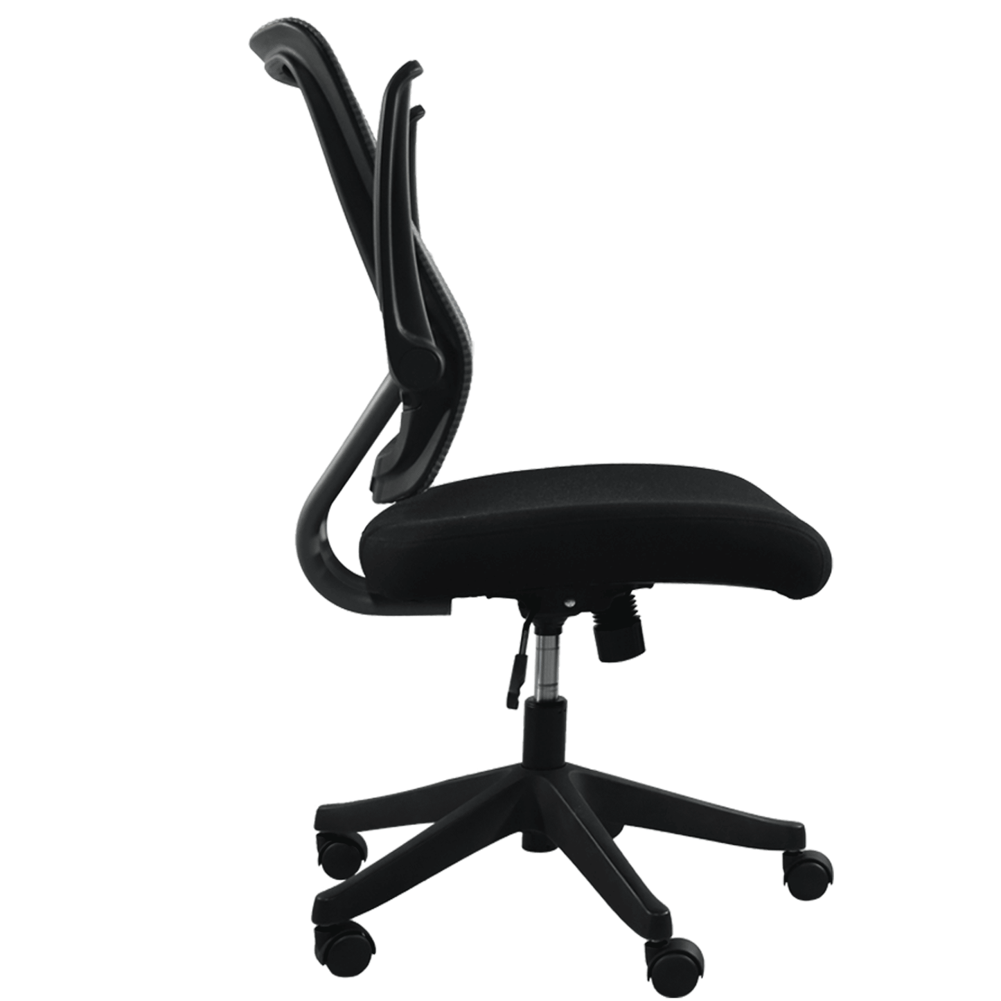 Ergonomic Mid-back Office Chair with Flip-up Armrest,360° Silent Wheels