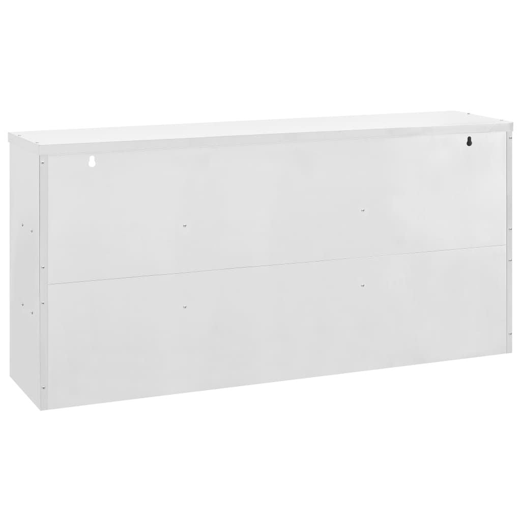 Kitchen Wall Cabinet 59.1"x15.7"x29.5" Stainless Steel