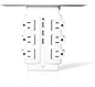 Power Strip Tower 6 Outlets 3 Usb with Removable Shelf Wall Mount for Home Office