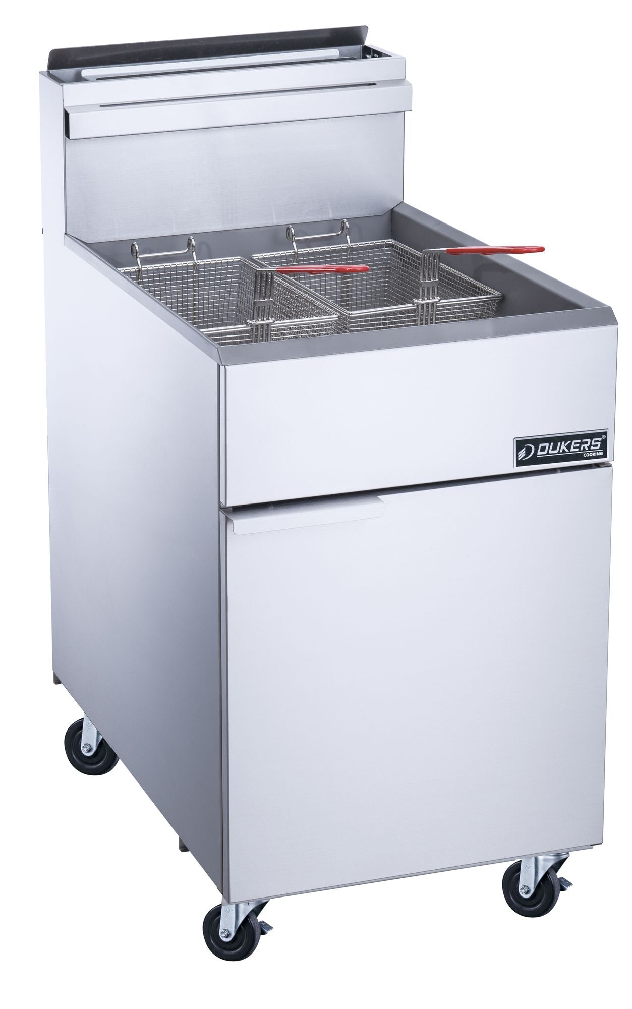 Dukers Commercial Kitchen Fryer With Three Tube Burner