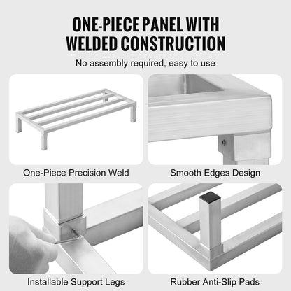 Aluminum Dunnage Rack 48' x 20' x 8'