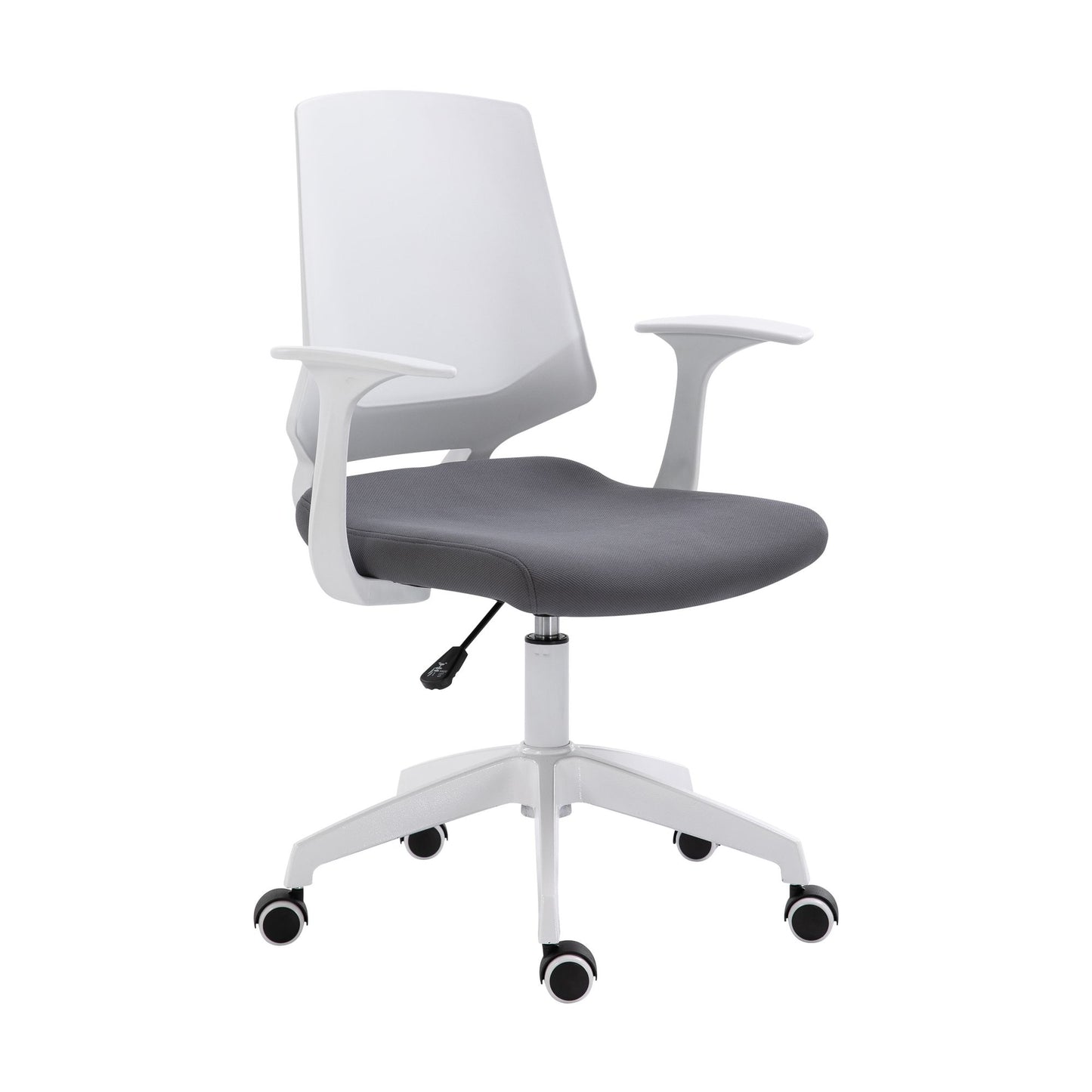 Techni Mobili Height Adjustable Mid Back Office Chair, Grey