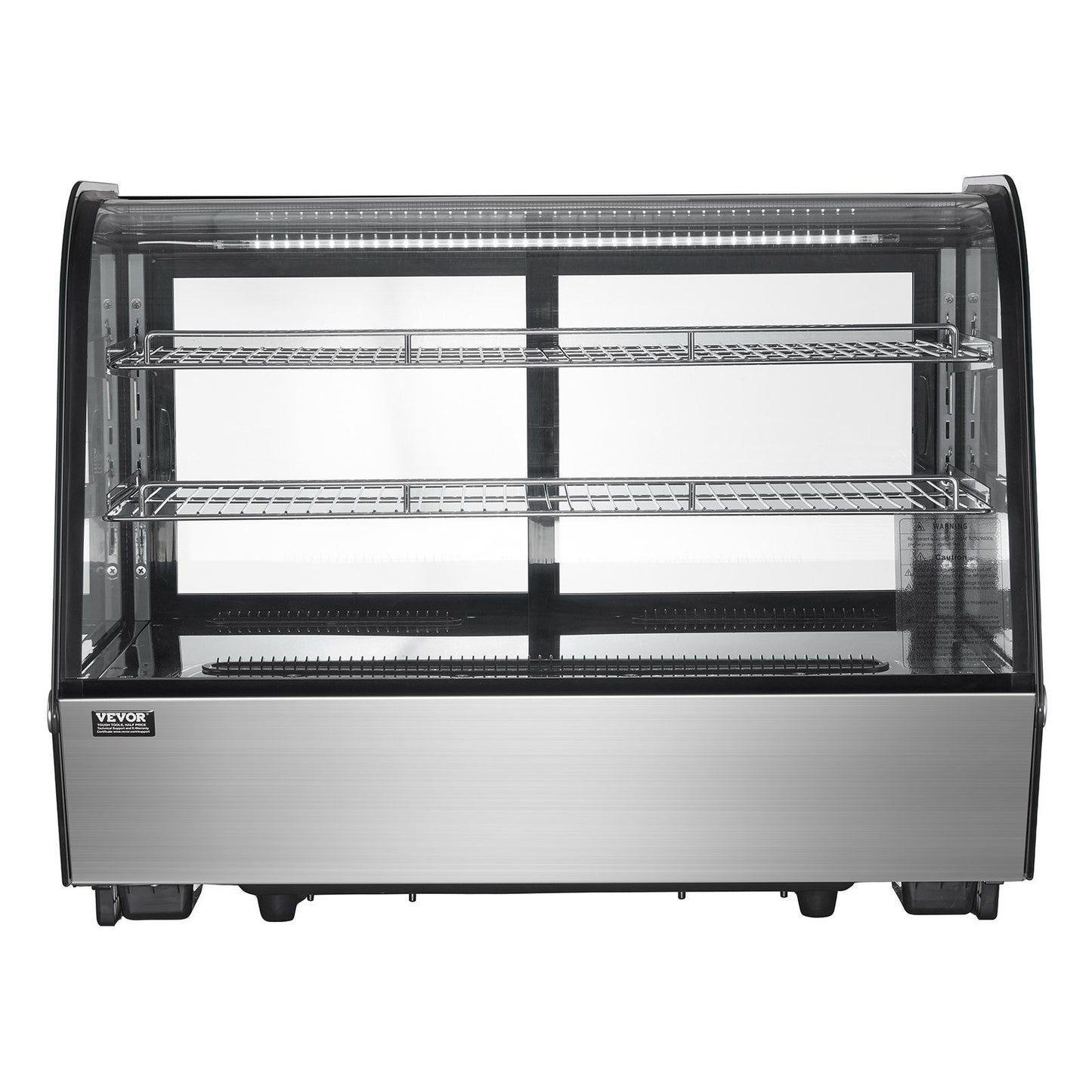 VEVOR Refrigerated Display Case Bakery Display Fridge Case 5 cu ft/146L 2-Tier