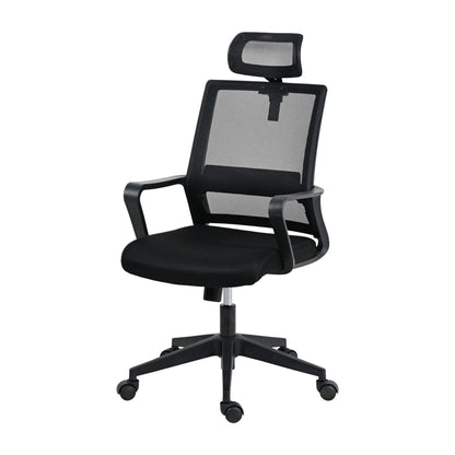 Techni Mobili Ergonomic Office Chair with Lumbar Support and Adjustable Headrest