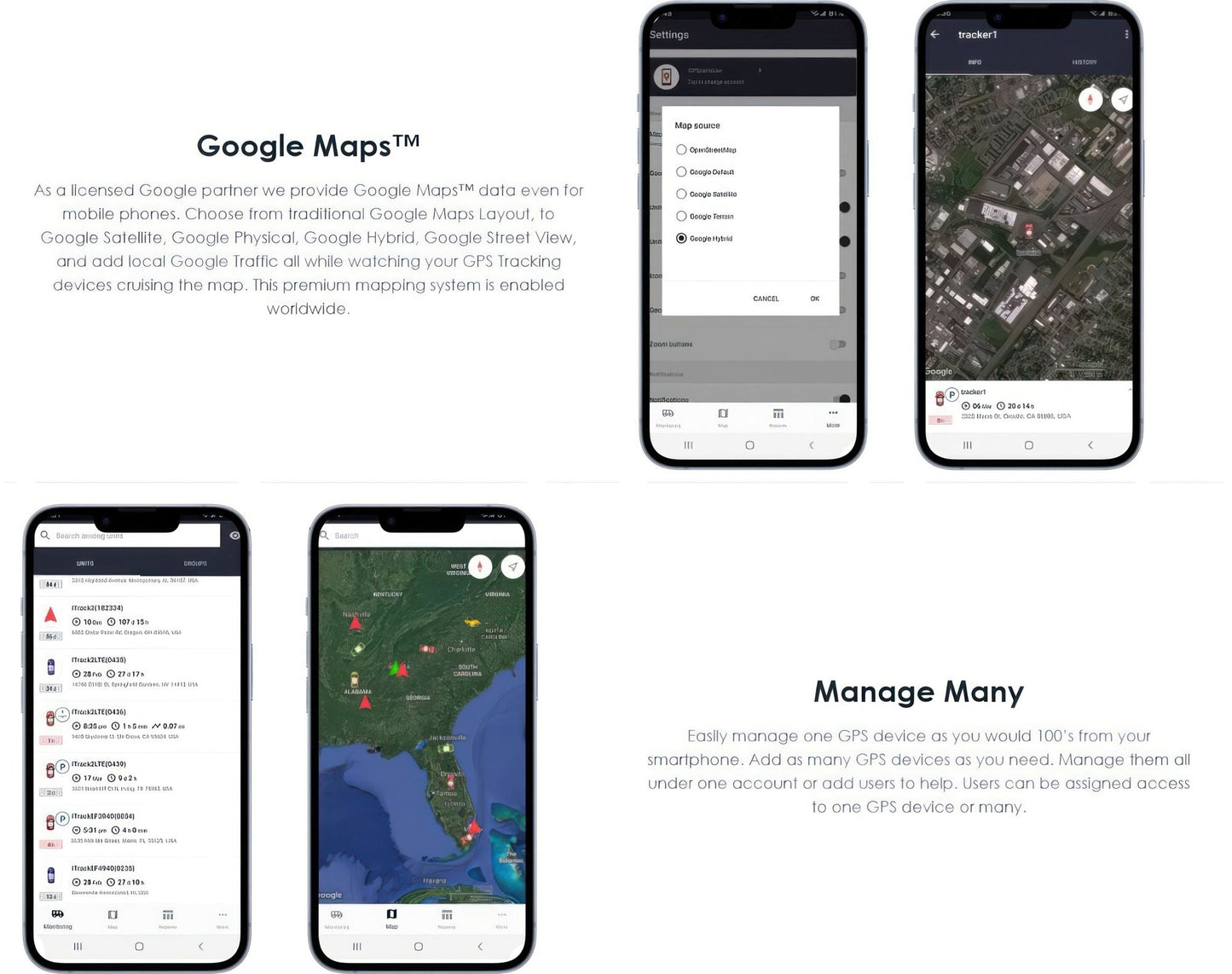 GPS Tracking Device Works w/ Smart Phone Surveillance of Motor Vehicle