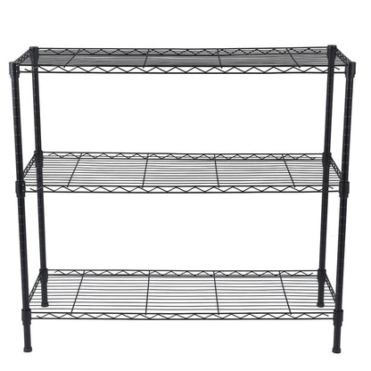 3 Tier Leveling Feet, 350 Pound Weight Capacity Per Shelf Adjustable Shelves