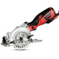 Electric Mini 4-1/2" Circular Saw Handheld Cutting Tool Accessory Kit