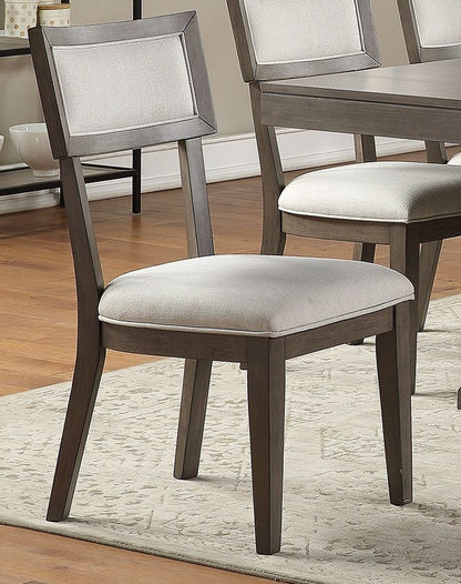 [SET OF 2] Contemporary Solid Wood & Veneer Dining Room Chairs