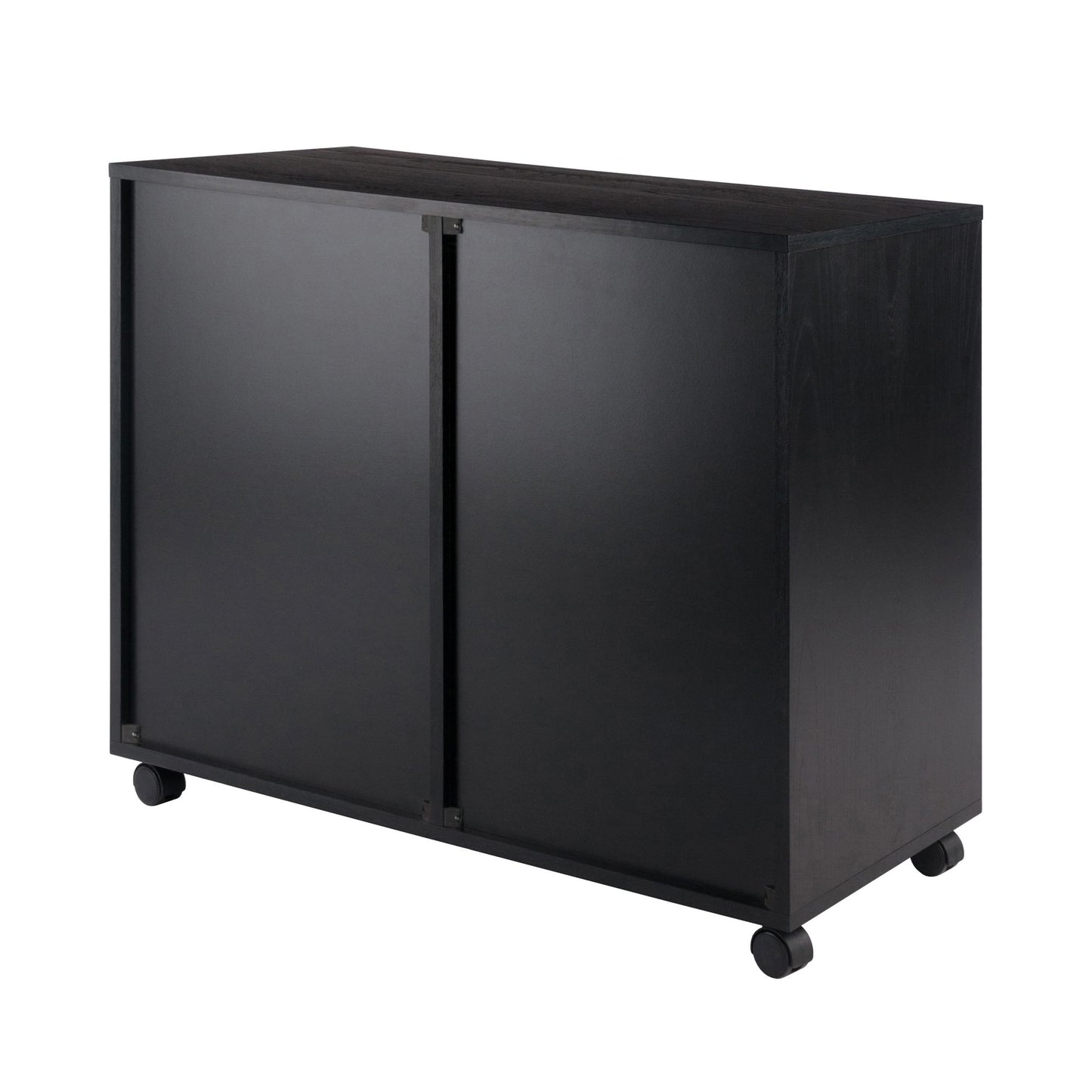 Halifax Wide Storage Cabinet; 2-Drawer; Filing Cabinet; Black