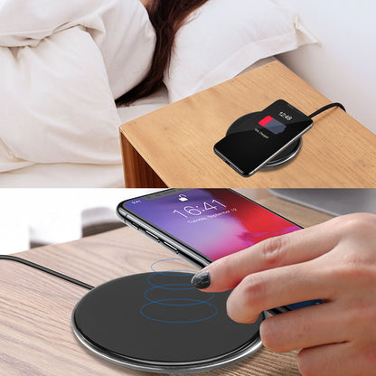 Wireless Charger Qi-Certified Ultra-Slim 5W Charging Pad for iPhone XS MAX/XR/XS/X/ 8/8 Plus