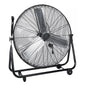 Dynamic 30-Inch Floor Fan with Roll Booster - Industrial-Grade Airflow, 360 Degree Adjustable Tilt, and Portable Design for Rapid Cooling and Flexible Air Circulation