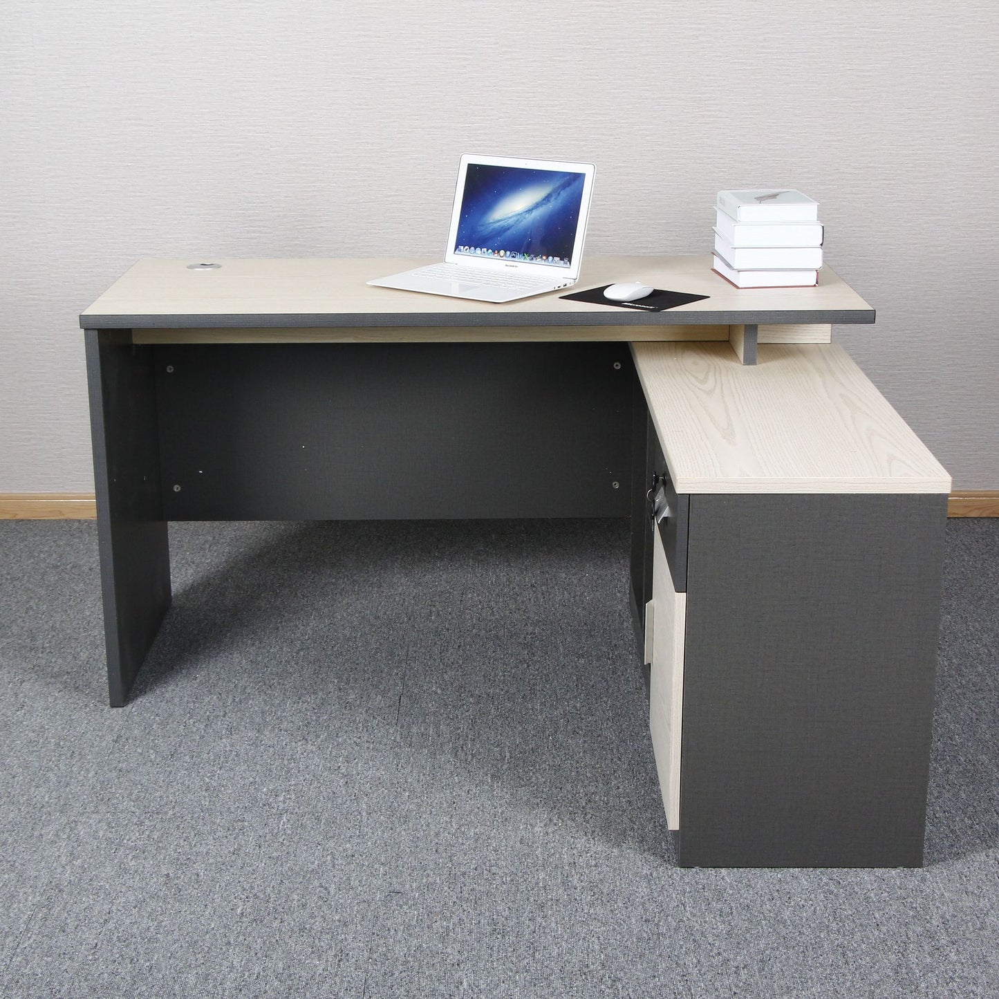 Office Supplier Custom L Shape Modern Computer Desk Office Furniture